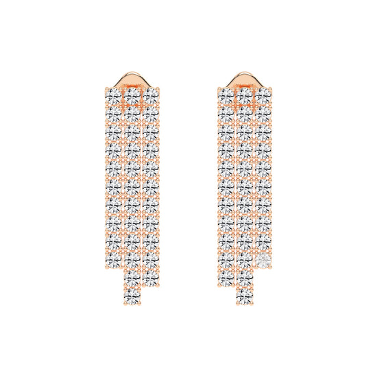 Elegant Dazzle Crystal Dangles Earrings