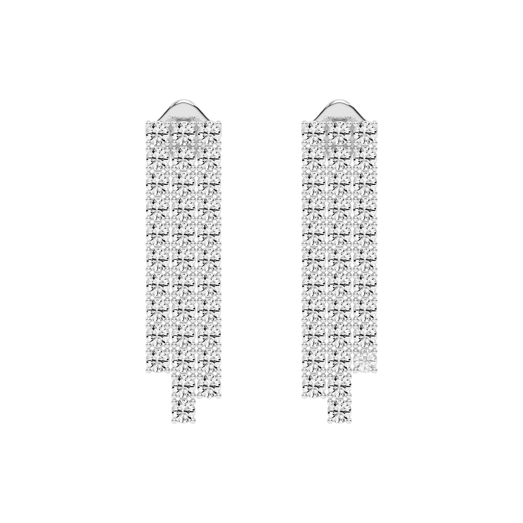 Elegant Dazzle Crystal Dangles Earrings