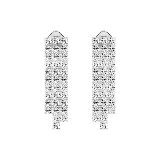 Elegant Dazzle Crystal Dangles Earrings