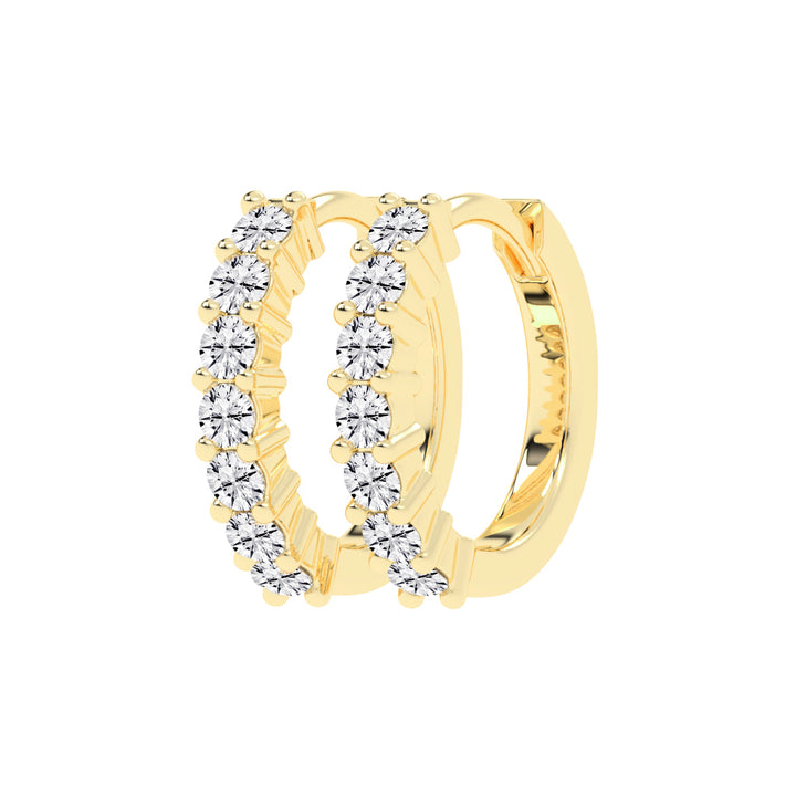 Timeless Row Diamond Bar Earrings