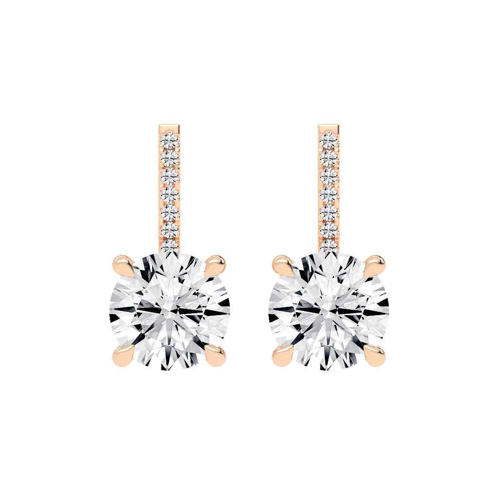 Haloed Brilliance Diamond Earrings