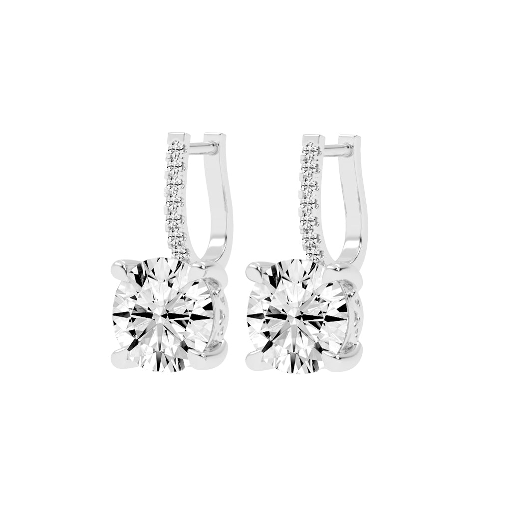 Haloed Brilliance Diamond Earrings