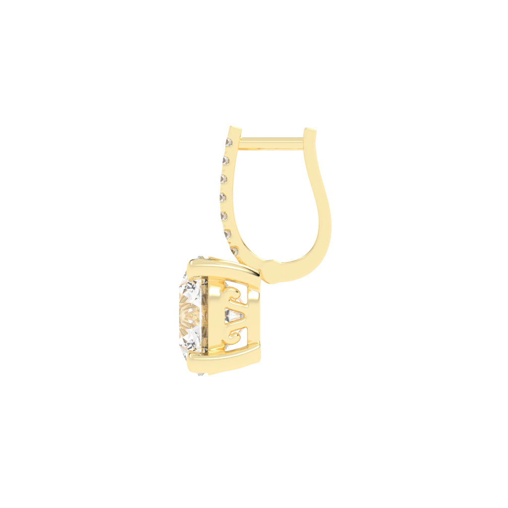 Haloed Brilliance Diamond Earrings