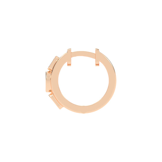 Mixed-Cut Diamond Essence Bar Earrings