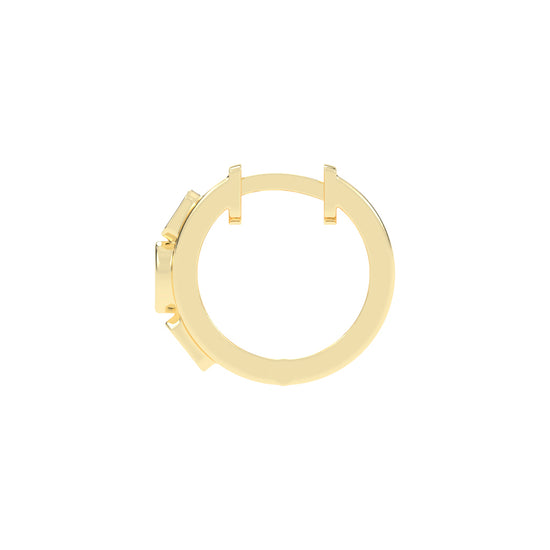 Mixed-Cut Diamond Essence Bar Earrings