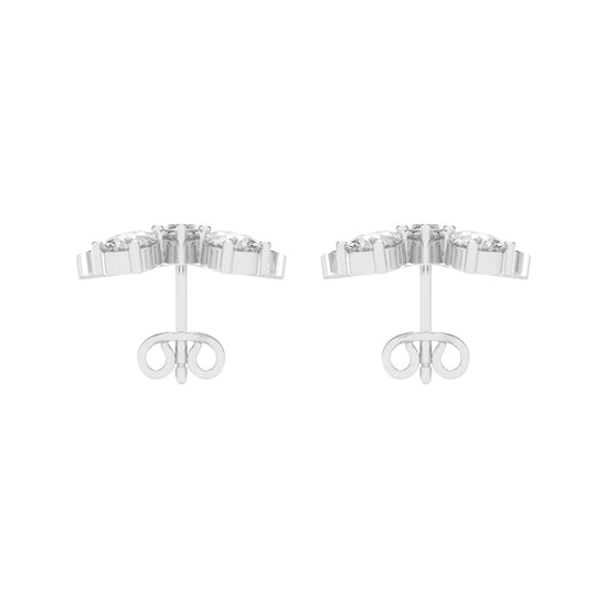 Enchanted Flutter Diamond Stud Earrings