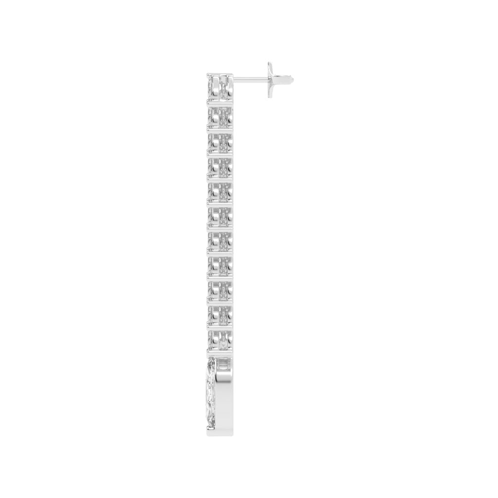 Cascading Marquise Shimmer Earrings