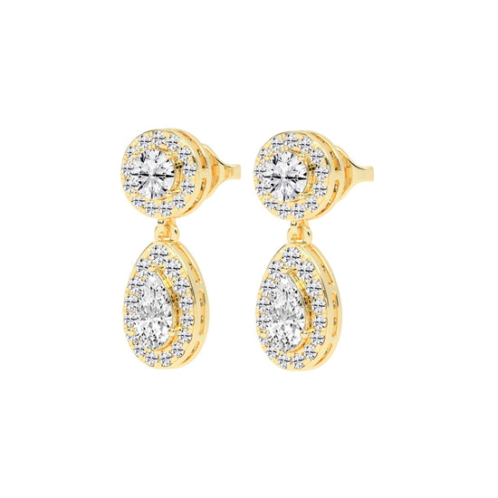 Pear Drop Dangles Earrings