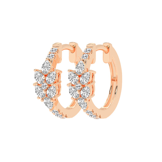 Eterna Petal Hoop Earrings