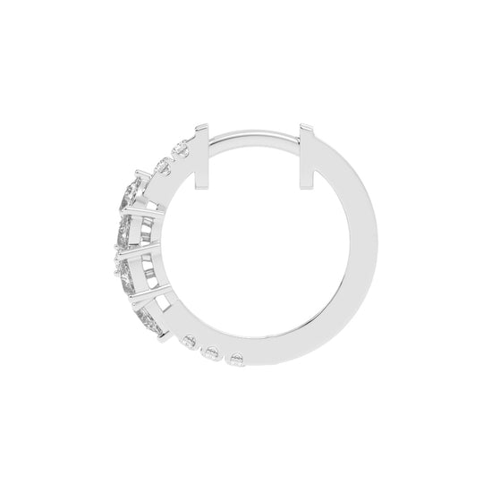 Eterna Petal Hoop Earrings