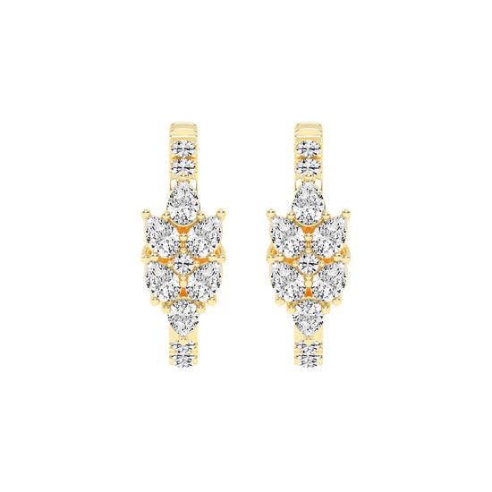 Eterna Petal Hoop Earrings