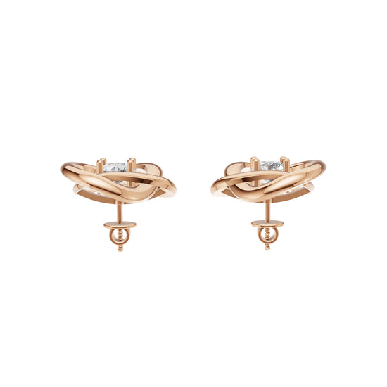 Knot Design Stud Earrings