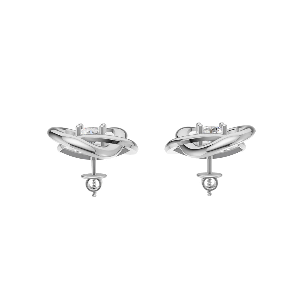 Knot Design Stud Earrings