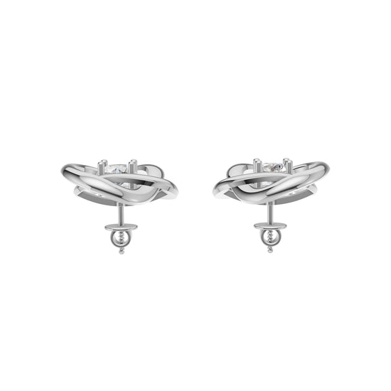 Knot Design Stud Earrings