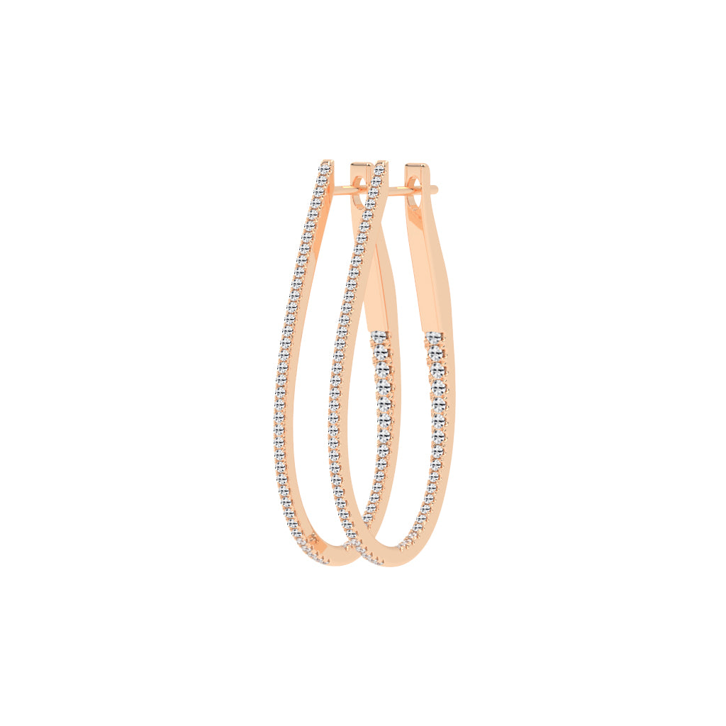 Serenade Twisted Round Hoops