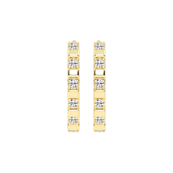 Illumia Round Huggie Hoops