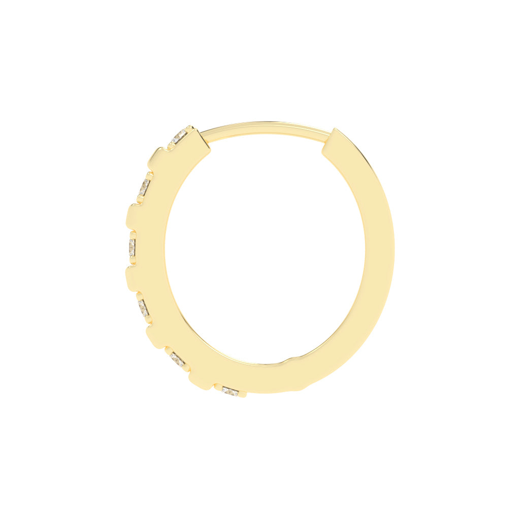 Illumia Round Huggie Hoops
