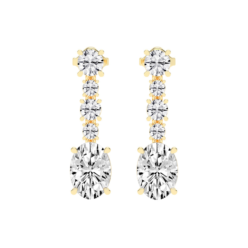 Whisper Oval Drop Earrings