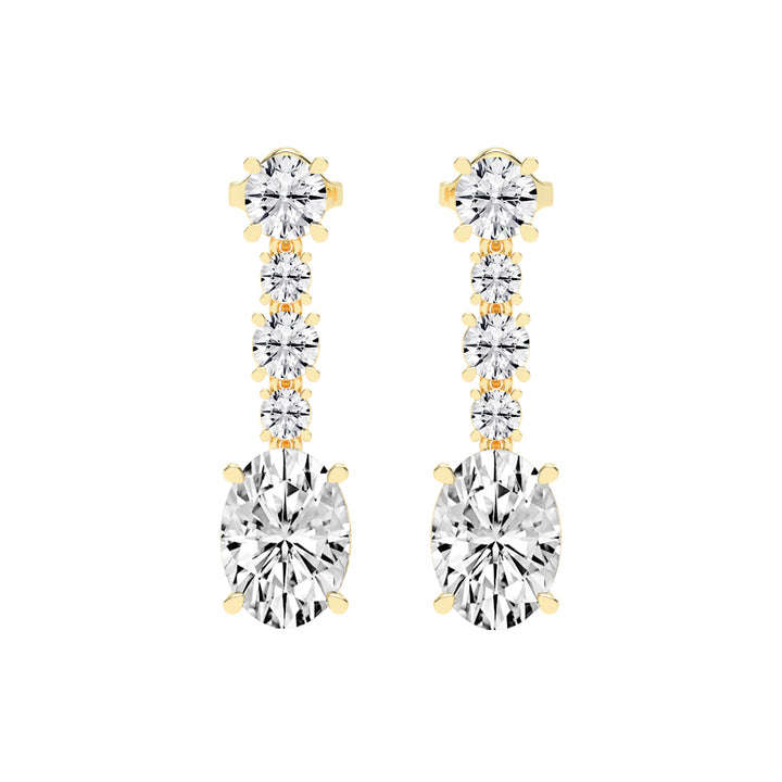 Whisper Oval Drop Earrings
