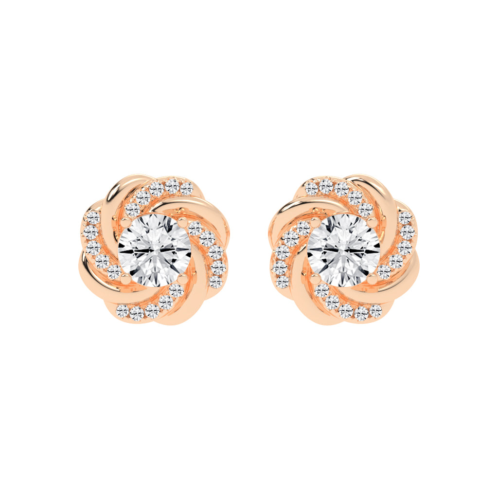 Glide Petal Stud Earrings