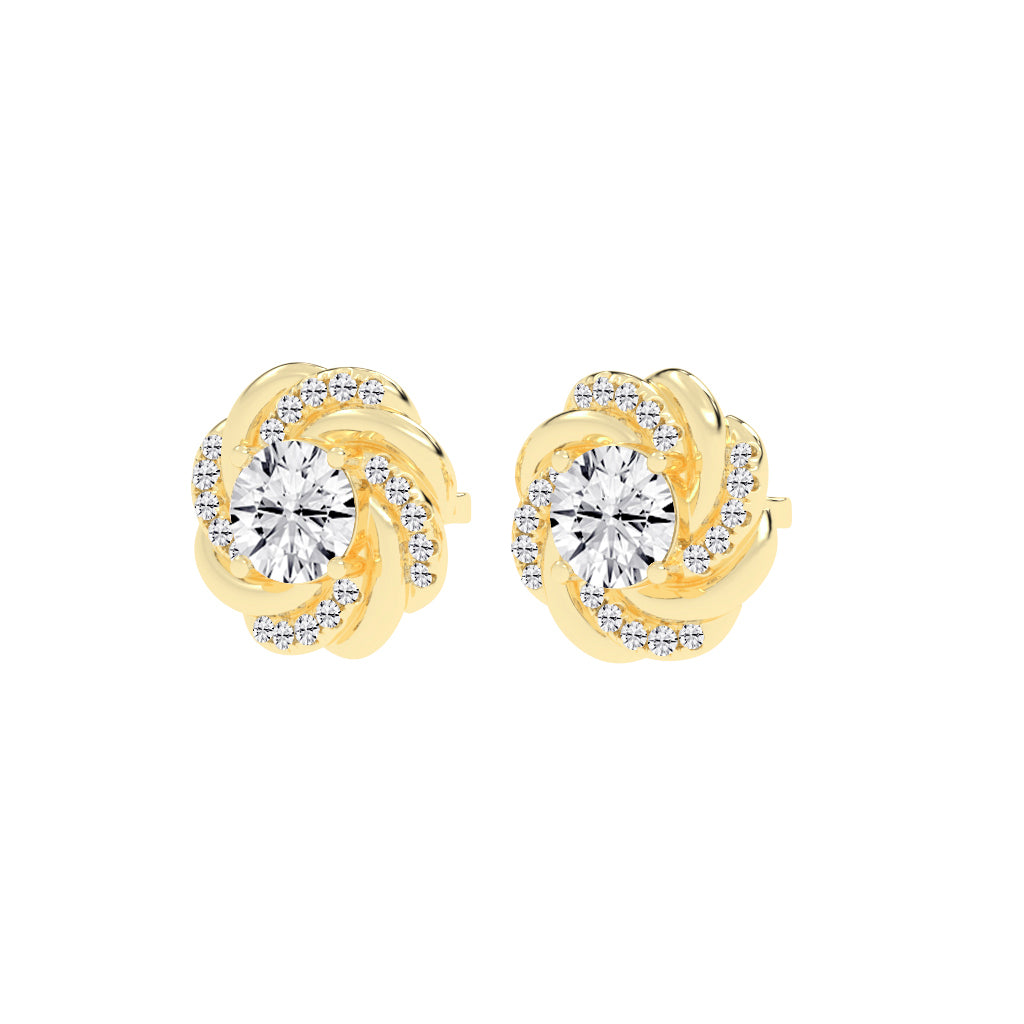 Glide Petal Stud Earrings