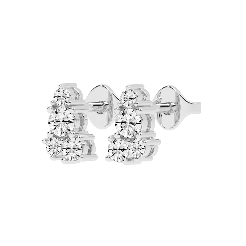 Cluster Stud Earrings