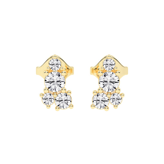 Cluster Stud Earrings