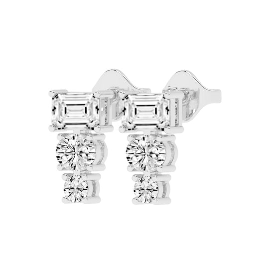 Eternal Radiance Trio Drop Earrings