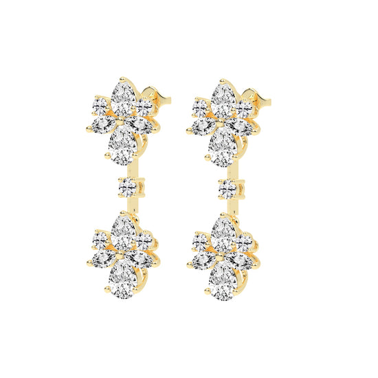 Twilight Bloom Cascade Earrings