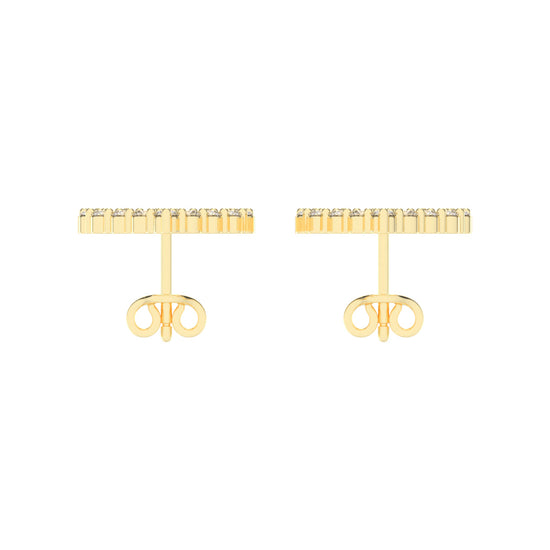 Open Heart Diamond Sparkle Studs