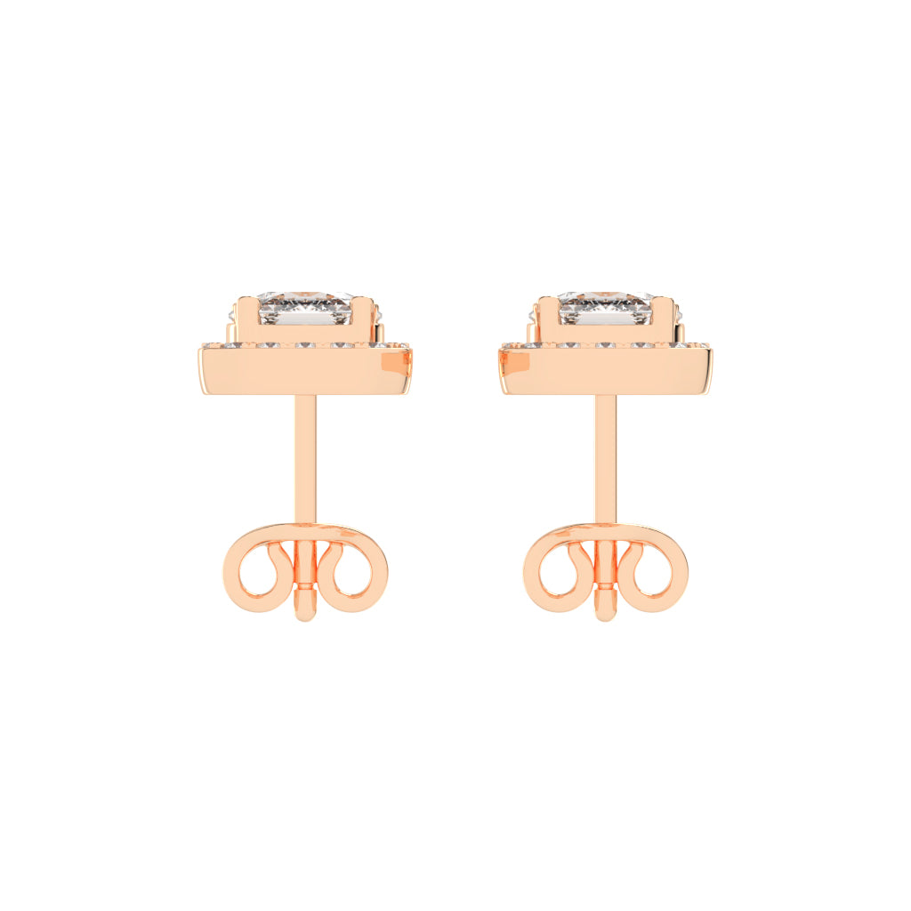 Dual-Cut Diamond Designer Studs
