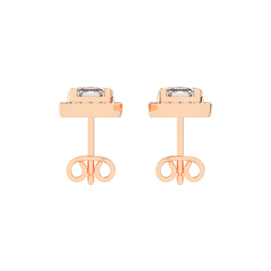Dual-Cut Diamond Designer Studs