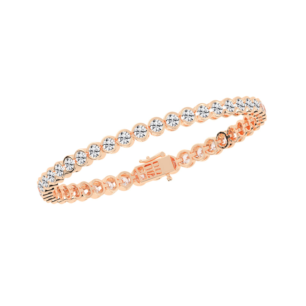 8.5Ct Round Shape Bracelet