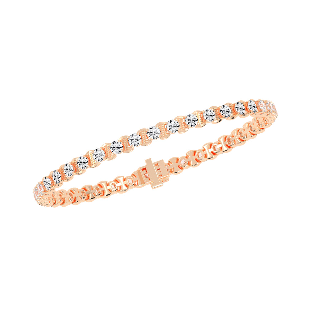 7.75Ct Round Shape Bracelet