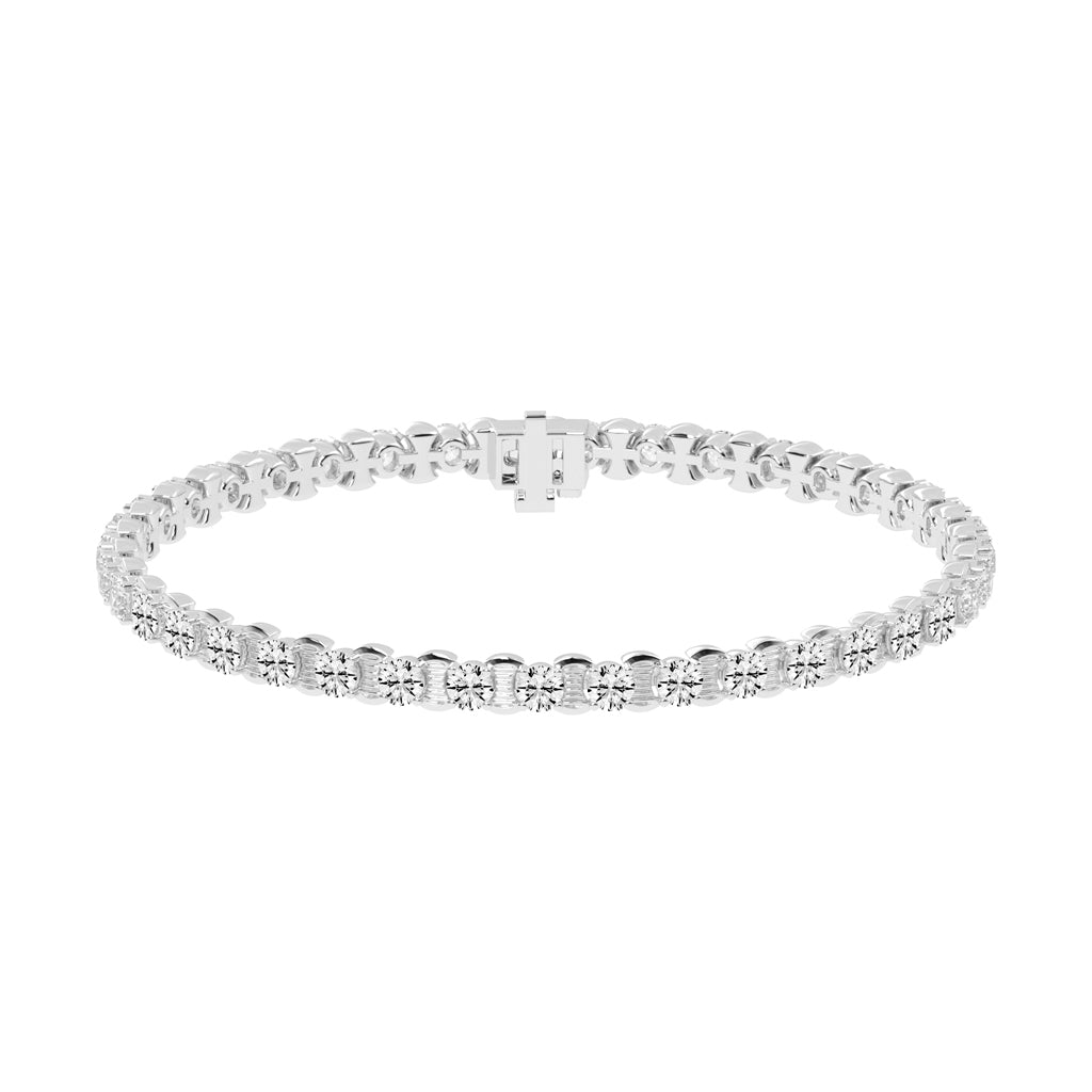 7.75Ct Round Shape Bracelet