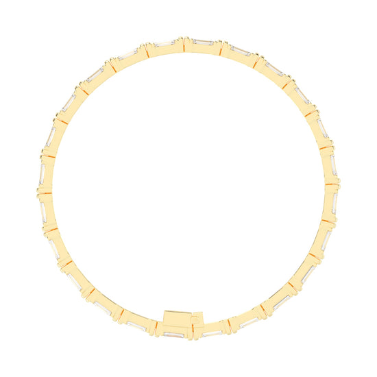 12Ct Emerald Shape Bracelet