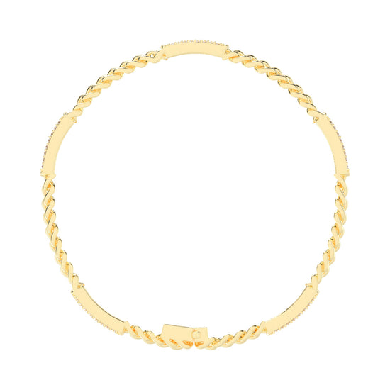 1.25Ct Round Shape Bracelet