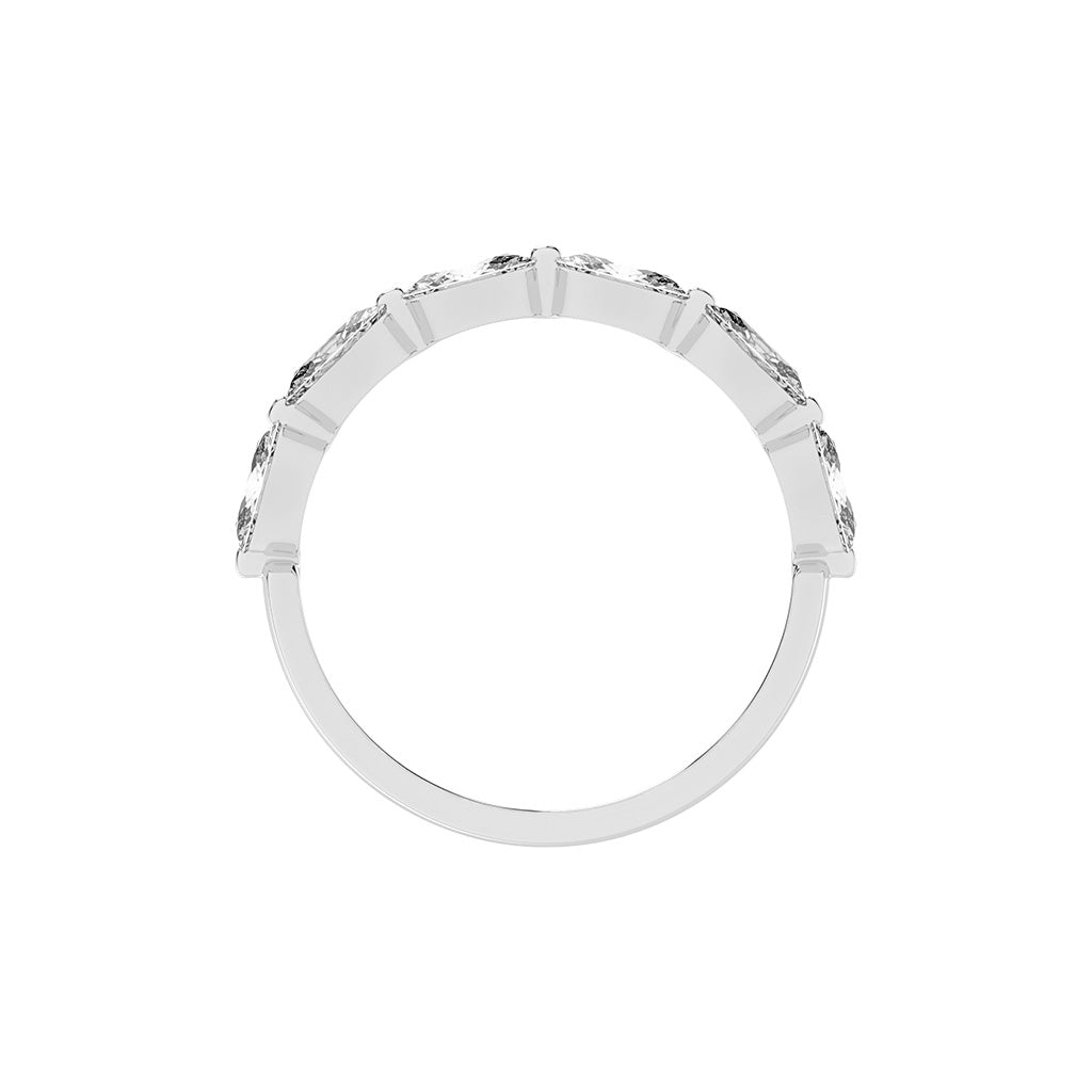 Solstice oval shape eternity Lab diamond ring