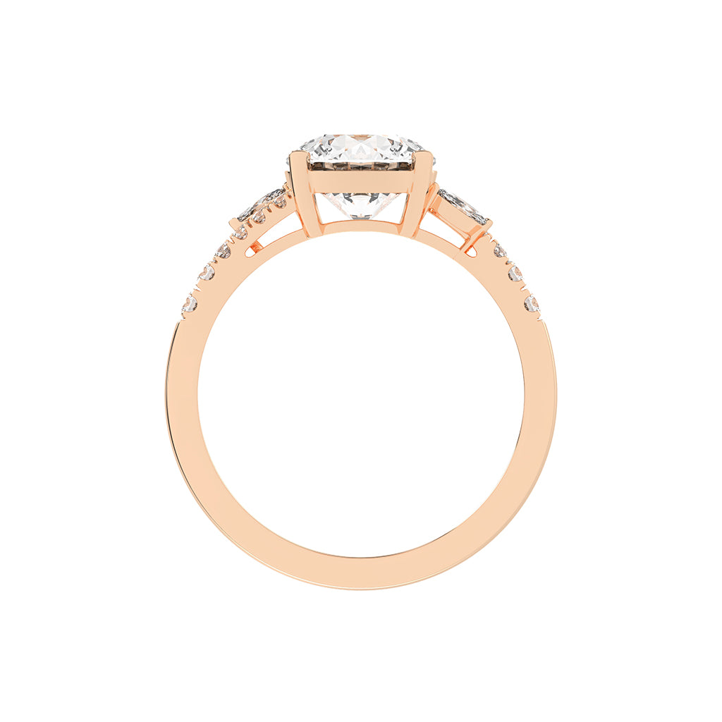 Dazzling Split Shank Engagement Ring