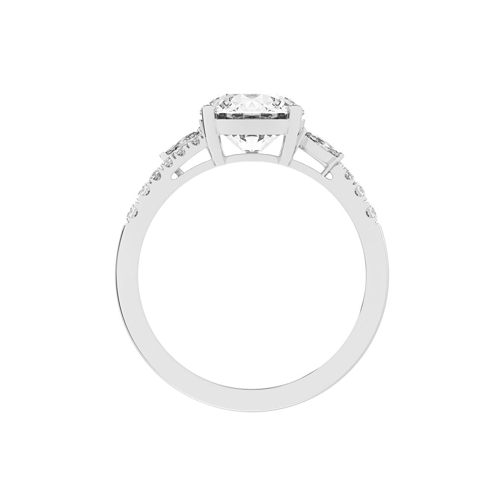 Dazzling Split Shank Engagement Ring