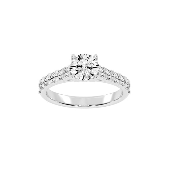 Eternora  four prong round cut engagement ring