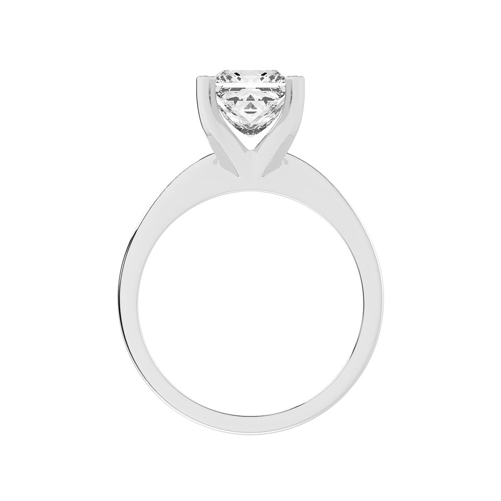 Solavesta Peg head princess cut lab diamond ring