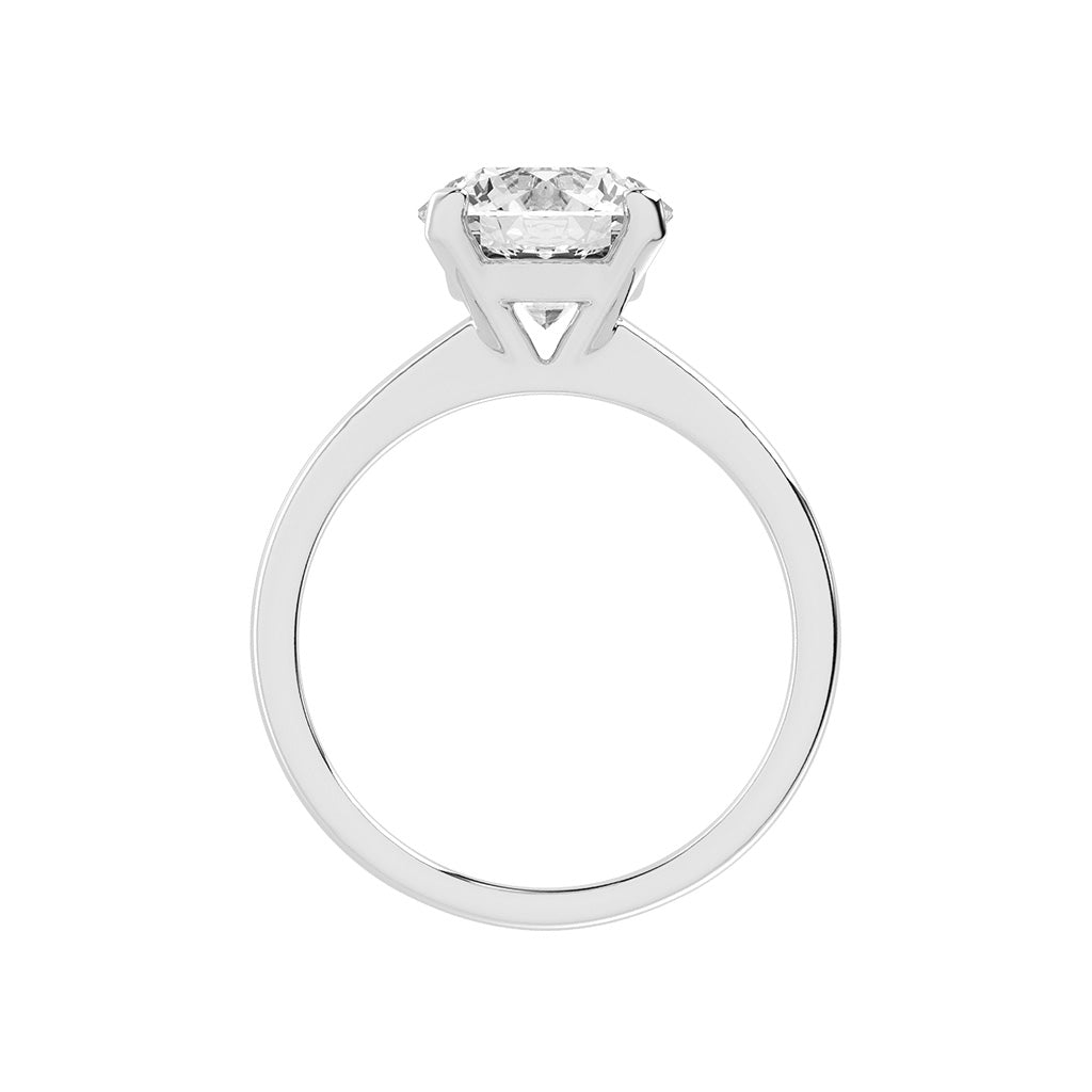 Solensia round cut solitaire lab diamond ring