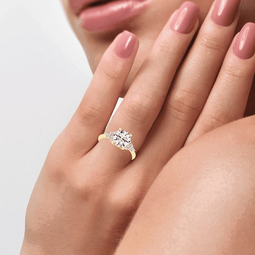 Solandrea round cut solitaire lab diamond ring (Copy)