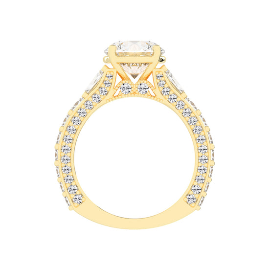 Betrova Euro Style Round Cut Engagement Ring