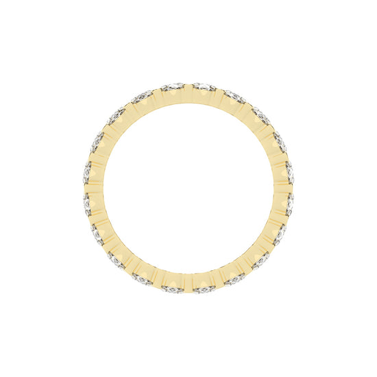Lucetta Oval Shape Shared Prong Lab Diamond Ring