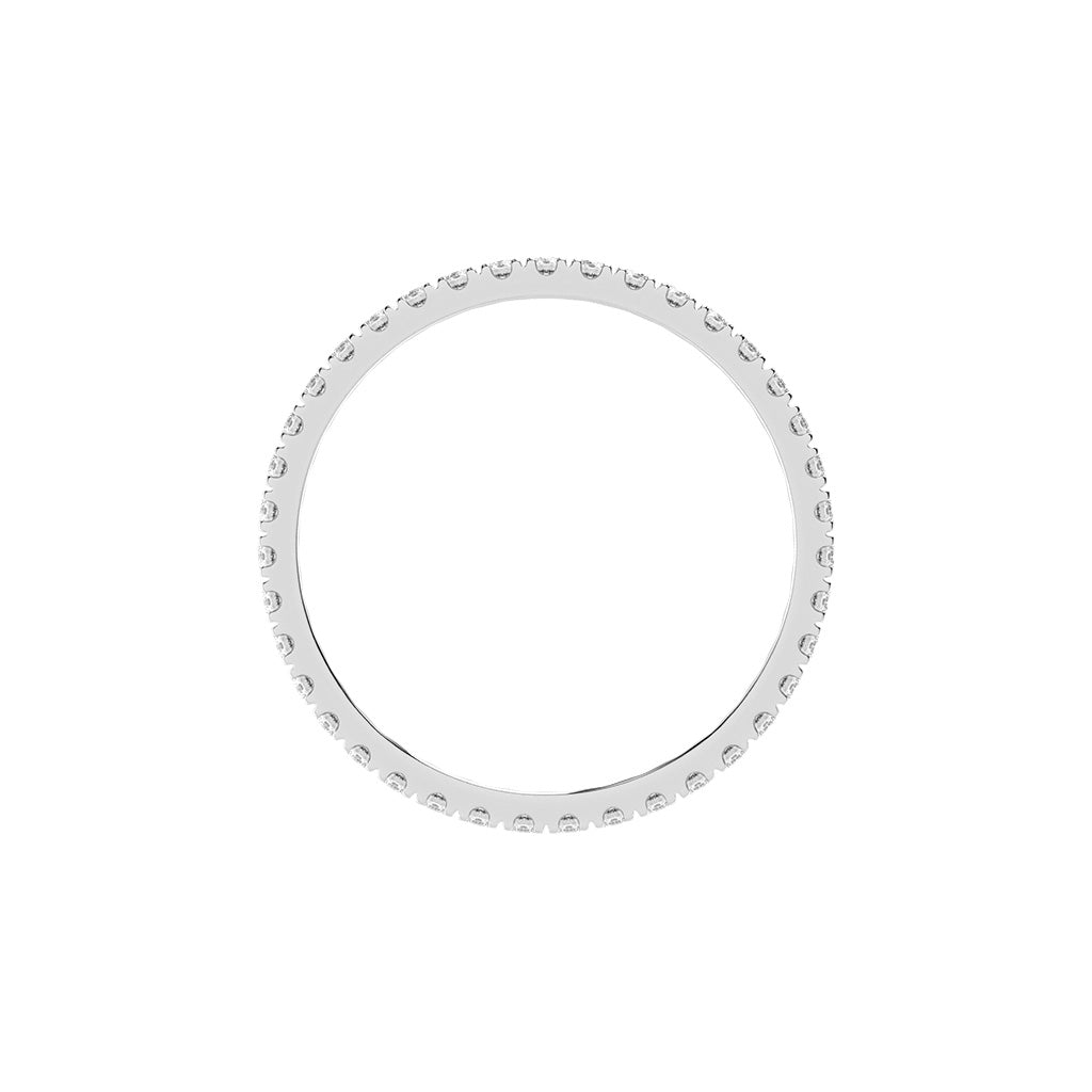 Evia Eternity Round Shape Lab Diamond Ring