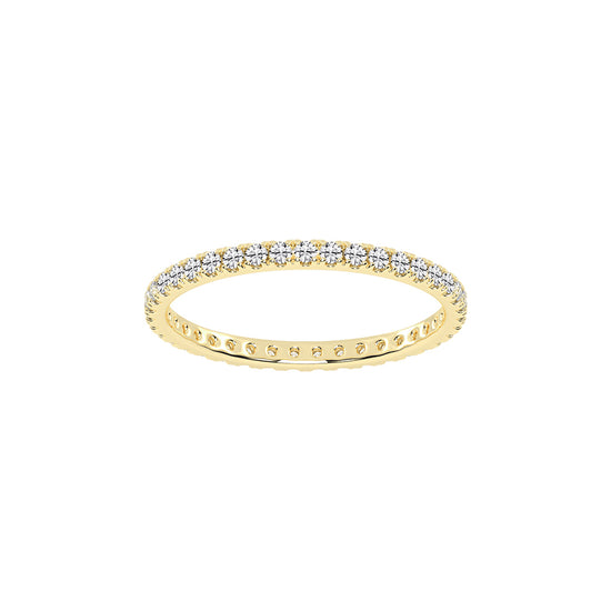 Evia Eternity Round Shape Lab Diamond Ring