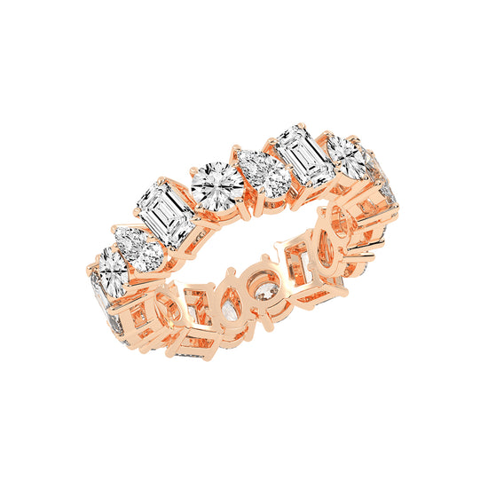 Azuria Multishape Eternity Lab Diamond Ring