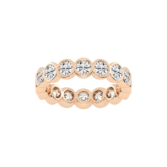 Dazzelle Bezel Set Lab Diamond Ring
